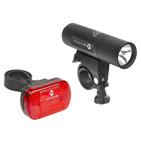 M-WAVE Atlas 22 battery lamp set M-WAVE Atlas 22 battery lamp set