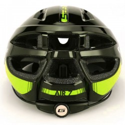 GES AIR-7 UNISEX  Black Yellow Helmet 