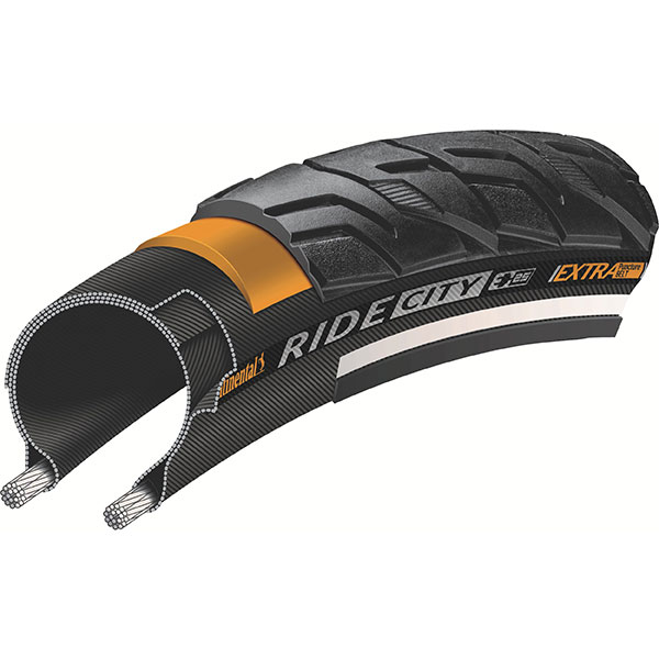 CONTINENTAL RIDE CITY REFLEX 26x1.75 Tyre CONTINENTAL RIDE CITY REFLEX 26x1.75 Tyre